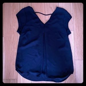 Black Short Sleeve Blouse - DR2 - Size Medium